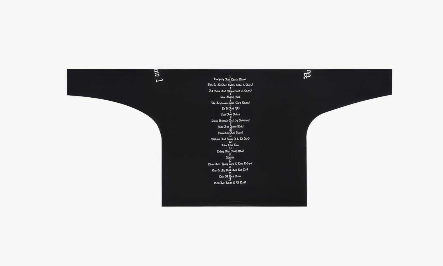 фото Yeezy Gosha Vultures Long T-Shirt "Black" (Лонгсливы)-