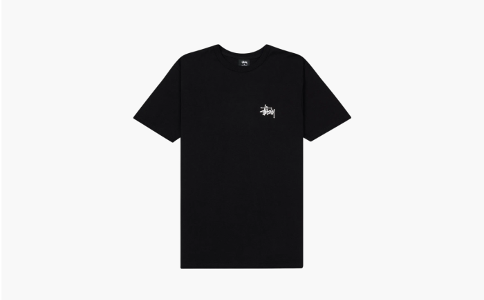 Stussy Web Pigment Dyed Tee Black  Stussy Web Pigment Dyed Tee Black