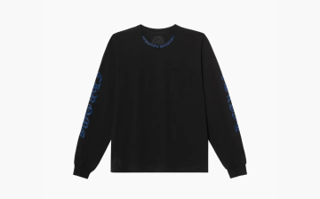 Chrome Hearts Neck-Logo Long-Sleeve Black 