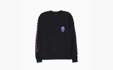 Chrome Hearts Gradient Dagger Pocket Long-Sleeve Black 