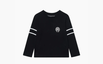 Chrome Hearts 33 Horseshoe Logo Long Sleeve Tee Black 