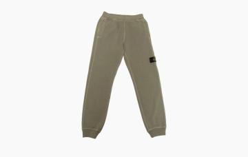  Stone Island Brushed Organic Cotton Fleece Sweatpants Brown 