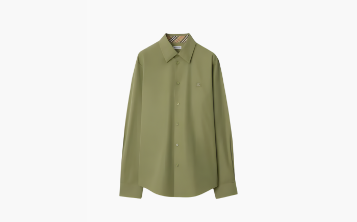 Burberry Men's Button Up Shirts "Green" 