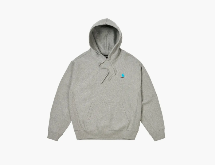 Palace x Carhartt WIP Hood Heather Grey 