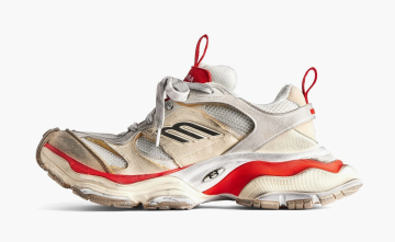 Balenciaga Cargo Worn-Out - Beige Red 