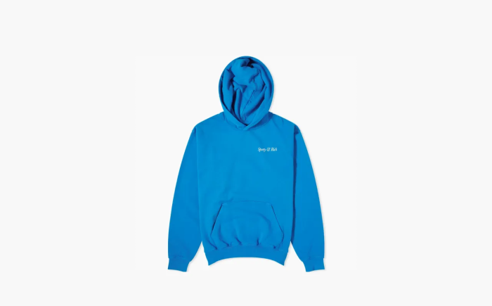 Sporty & Rich HWCNY Hoodie Royal Blue & White 