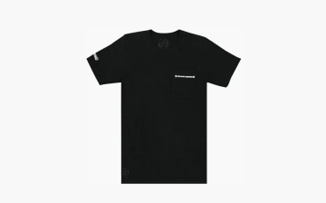 Chrome Hearts Cross Tire Tracks Pocket T-Shirt Black 