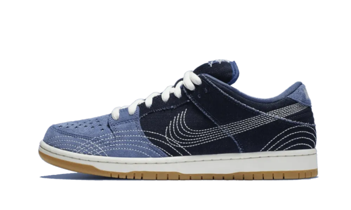 Nike SB Dunk Low Sashiko Denim Gum 