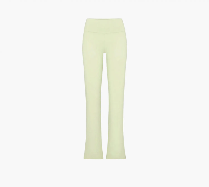 Skims Cotton Jersey Foldover Pant Pistachio  Skims Cotton Jersey Foldover Pant Pistachio