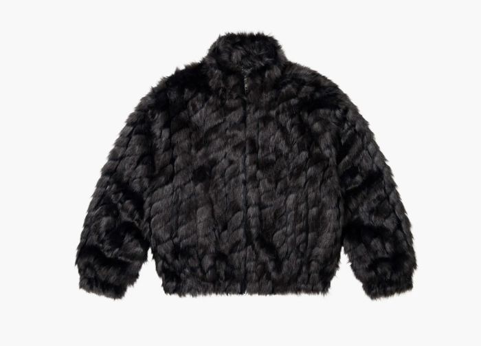 Supreme 2-Tone Windstopper Faux Fur Jacket Black 