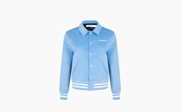 Sporty & Rich Wellness Club Corduroy Jacket Blue 