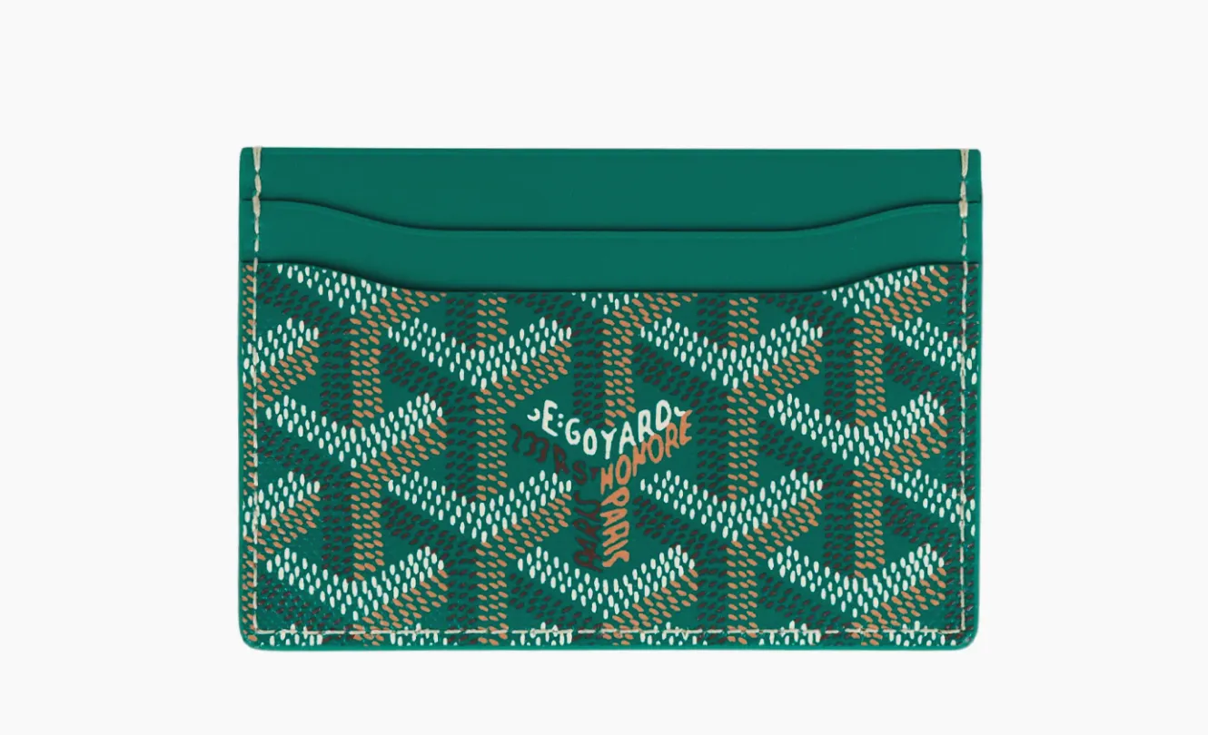Goyard Saint-Sulpice Card Wallet Sky Green   Goyard Saint-Sulpice Card Wallet Sky Green