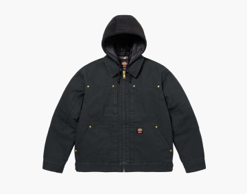 Supreme x Dickies Hooded Work Jacket Black 