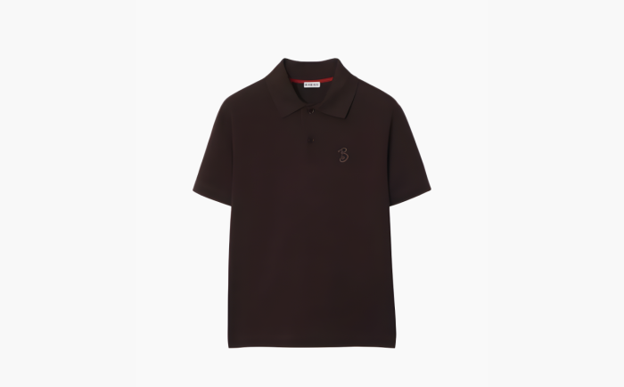 Burberry Embroidered logo Polo "Peat" 
