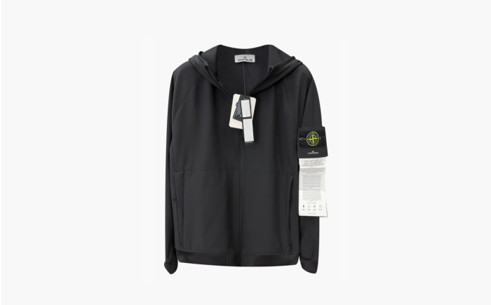 Stone Island Compass Patch Shirt Jacket Black 