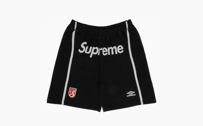 Supreme x Umbro Knit Soccer Short "Black" 
