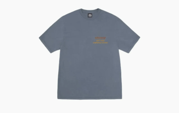 Stussy California Grown Tee Pigment Dyed Navy 