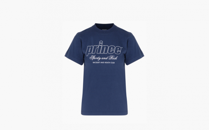 Sporty & Rich T-Shirt WMNS "Marine Blue" 