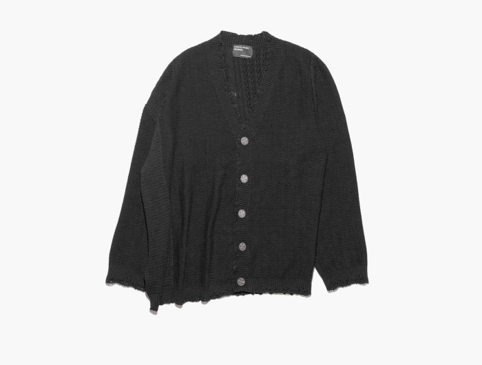 Enfants Riches Déprimés Asymmetrical Cardigan Black  Enfants Riches Déprimés Asymmetrical Cardigan Black