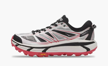 Hoka Mafate Speed 2 Galactic Grey Ruby Red 