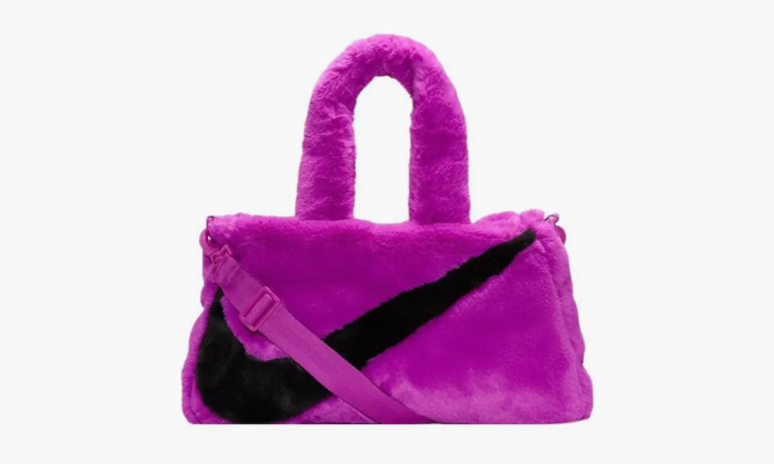 Nike Faux Fur Tote Bag Vivid Purple 