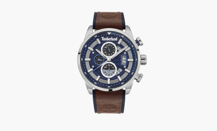 Timberland Callahan Chronograph Brown Leather Strap 