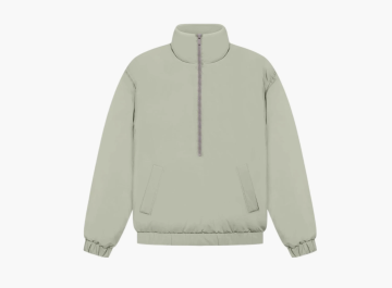 Fear of God Essentials Half-Zip Puffer Seafoam 