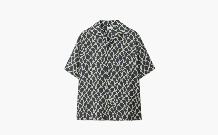 Burberry Relaxed Fit Knot Silk Poplin Shirt Multicolor  Burberry Relaxed Fit Knot Silk Poplin Shirt Multicolor
