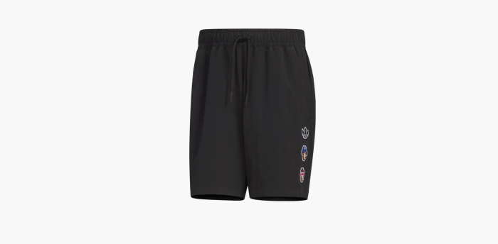 Adidas Originals x Monkey Kingdom Woven Shorts Black  Adidas Originals x Monkey Kingdom Woven Shorts Black