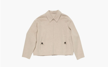Acne Studios Lightweight Jackets for Men Oatmeal Melange 