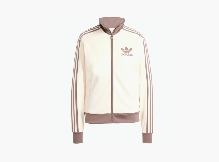 Adidas Beckenbauer Track Top  White / Trace Brown  Adidas Beckenbauer Track Top  White / Trace Brown