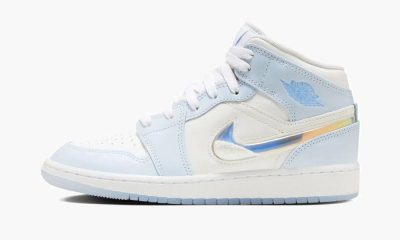 Air Jordan 1 Mid SE GS "Glitter Swoosh" - 3.5Y