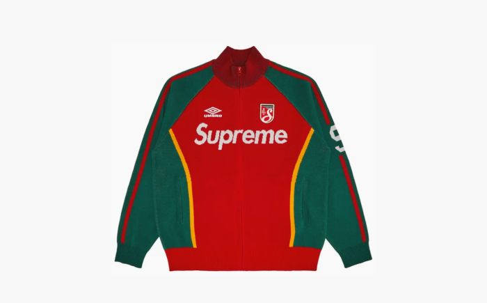 Supreme x Umbro Zip Up Sweater "Red" 