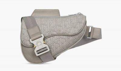 Dior x Stone Island Saddle Bag "Grey" ONE SIZE