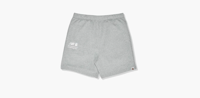 A Bathing Ape x New Balance Relaxed Fit Shorts Gray 
