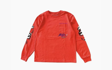 Chrome Hearts Matty Boy Spark Long Sleeve Tee Orange 