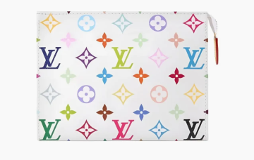 Louis Vuitton x Takashi Murakami Toiletry Pouch 19 White 