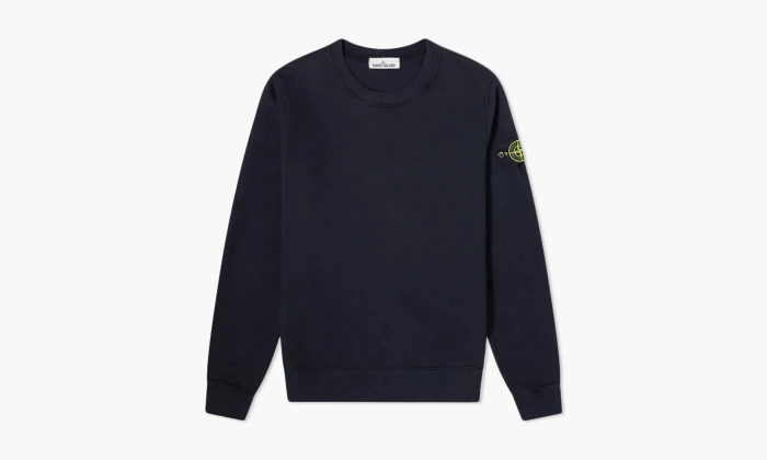 Stone Island Garment Dyed Crew Sweat Navy 