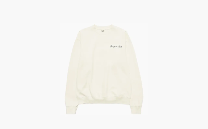 Sporty & Rich Syracuse Crewneck SS24 Beige 