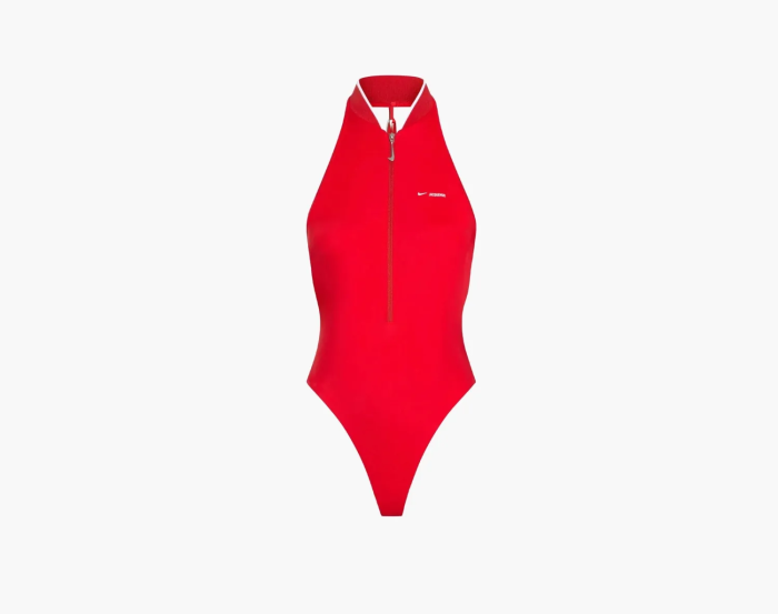 Nike x Jacquemus One Piece Swimsuit Dark Red 