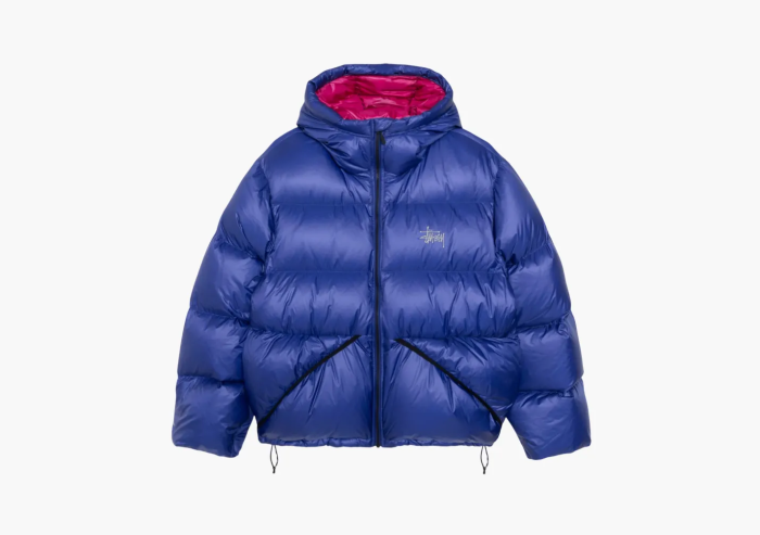 Stussy Down Parka Micro Ripstop Blue  Stussy Down Parka Micro Ripstop Blue