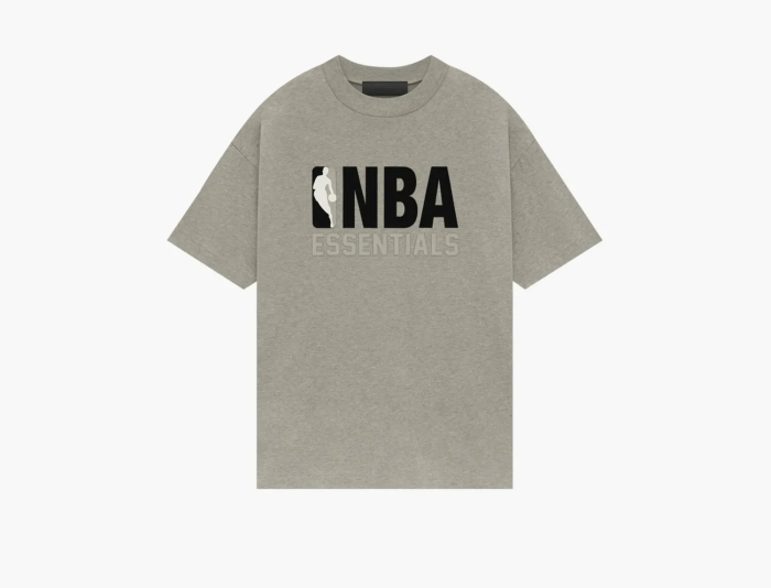 Fear of God Essentials x NBA Tee Warm Heather 
