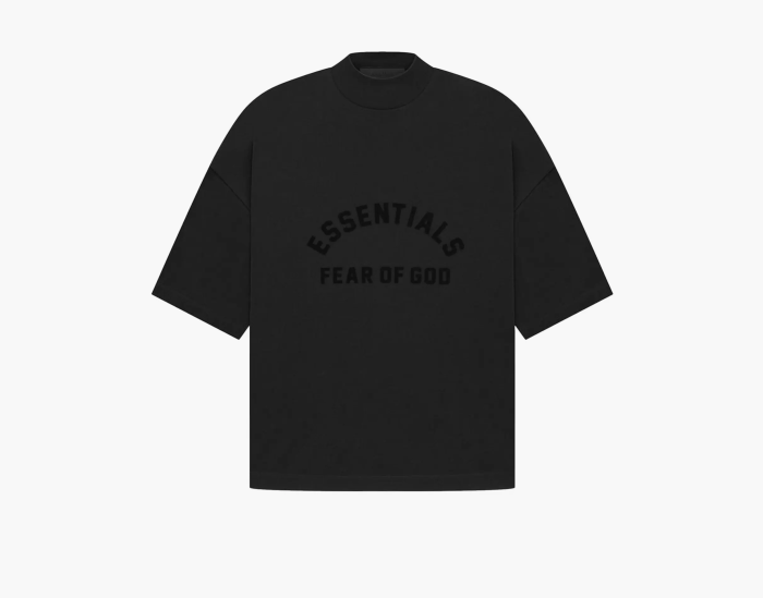 Fear of God Essentials Tee Jet Black  Fear of God Essentials Tee Jet Black