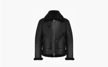 Acne Studios Sheepskin Coat Black 