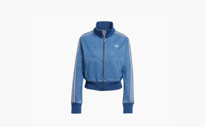 Adidas Originals Adicolor Denim Track Top Denim Indigo  Adidas Originals Adicolor Denim Track Top Denim Indigo