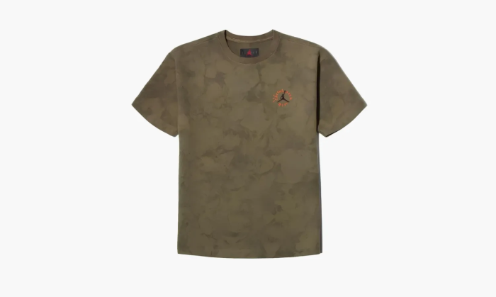 Air Jordan X Travis Scott T-shirt Medium Olive  Air Jordan X Travis Scott T-shirt Medium Olive