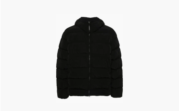 C.P. Company Green Eco-Chrome R Goggle Down Jacket Black  