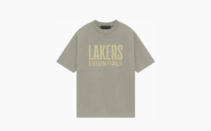Fear of God Essentials x NBA Los Angeles Lakers Tee "Grey Yello" 