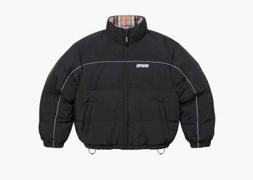 Supreme Reversible Puffer Jacket Black 