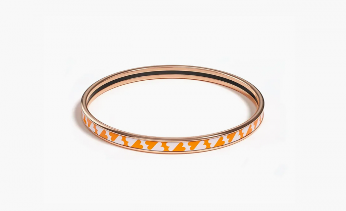 Hermes Bracelet Harnais de Cœur "Orange" 